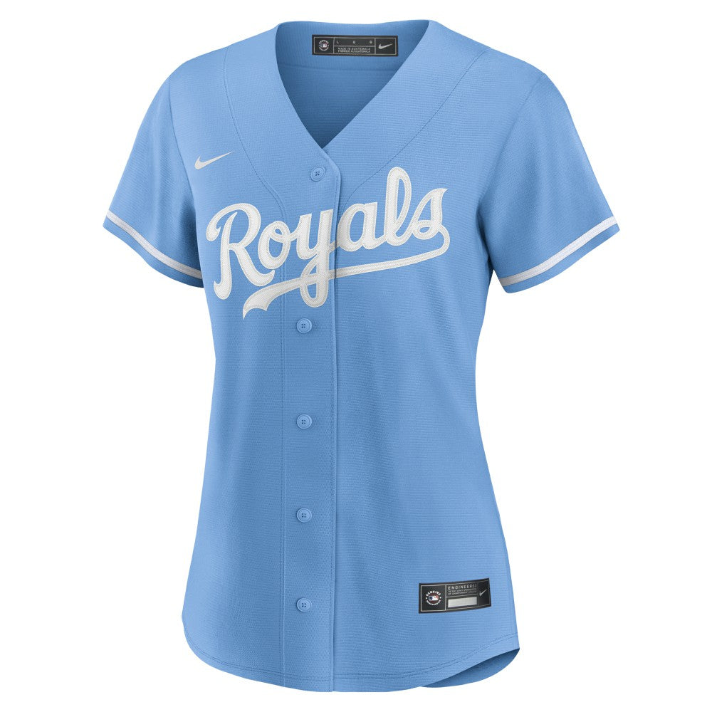 Kansas City Royals Nike Women's Alternate Replica Team Logo Jersey - Light Blue - Nike Lifestyle