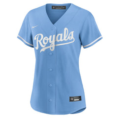 Kansas City Royals Nike Women's Alternate Replica Team Logo Jersey - Light Blue - Nike Lifestyle