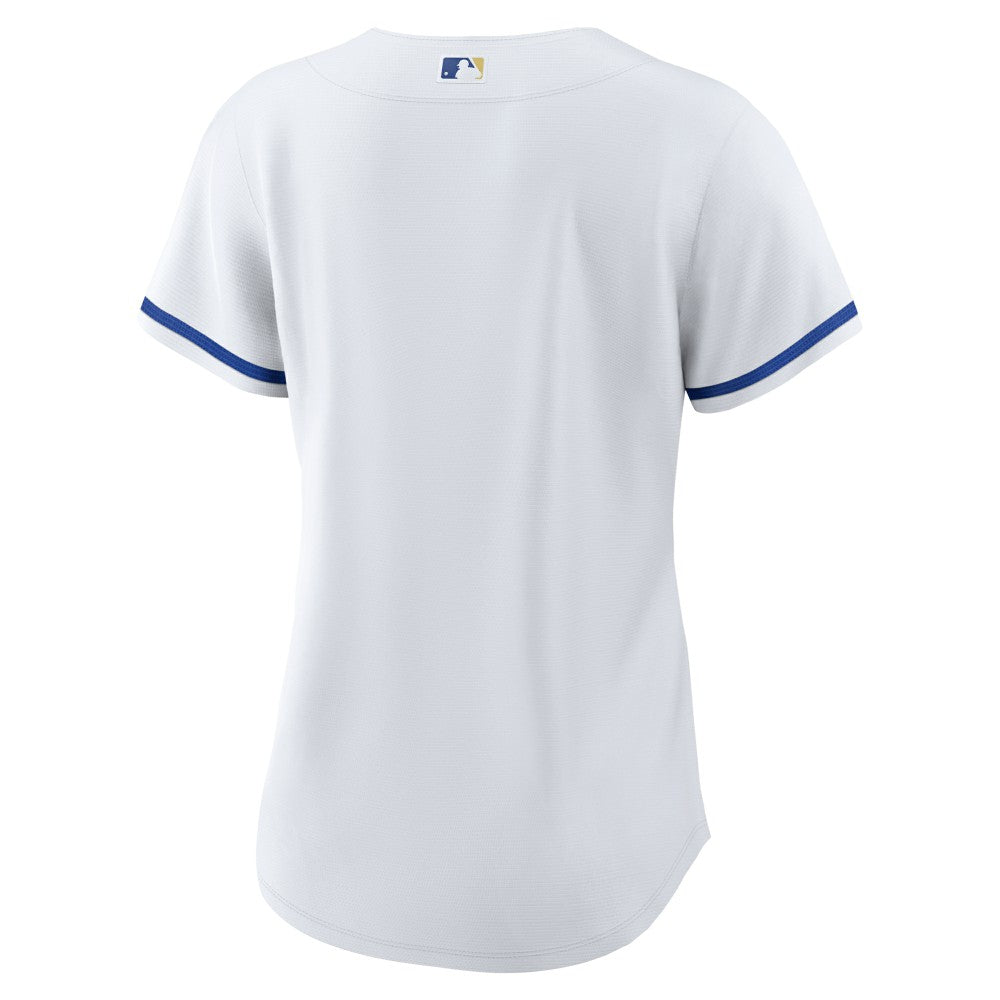 Kansas City Royals Nike Women's Home Replica Team Logo Jersey - White - Nike Discount