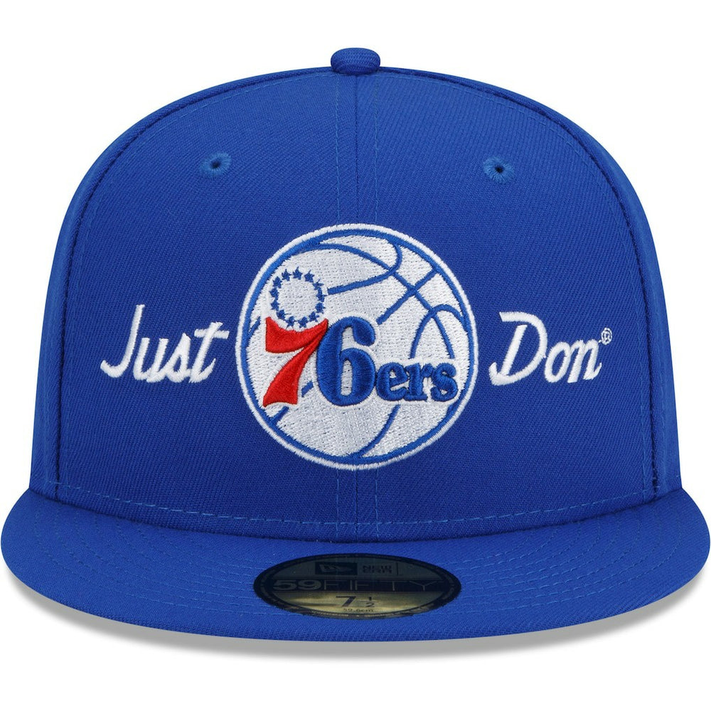 Philadelphia 76ers x Just Don 59FIFTY Fitted Hat Royal | New Era Near Me