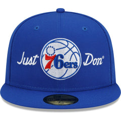 Philadelphia 76ers x Just Don 59FIFTY Fitted Hat Royal | New Era Near Me