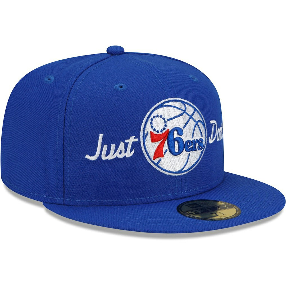 Philadelphia 76ers x Just Don 59FIFTY Fitted Hat Royal | New Era Near Me