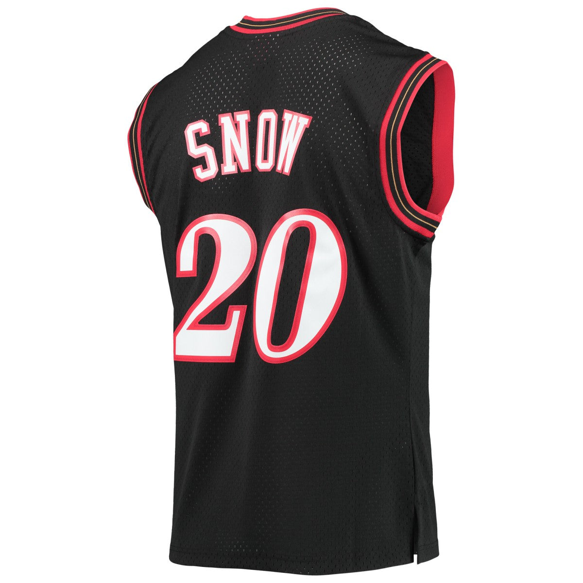 Eric Snow Philadelphia 76ers 2000/01 Hardwood Classics Swingman Jersey Black | Mitchell & Ness