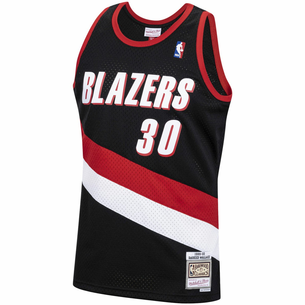 Rasheed Wallace Portland Trail Blazers 1999/00 Hardwood Classics Swingman Jersey Black | Mitchell & Ness for sale