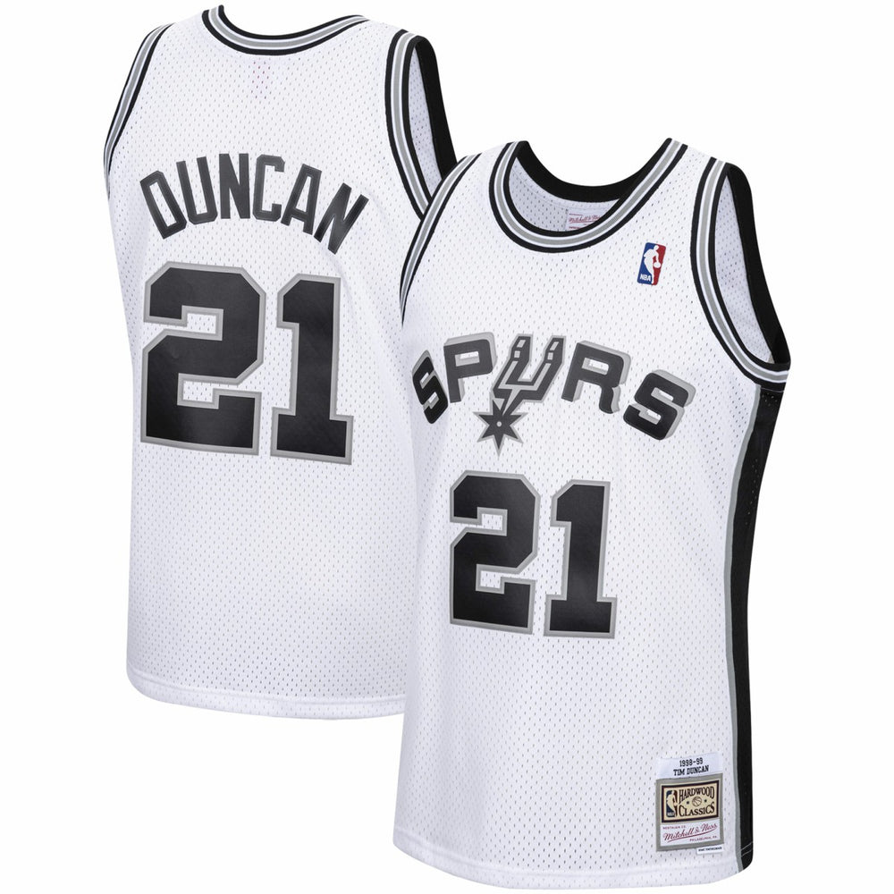 Tim Duncan San Antonio Spurs 1998/99 Hardwood Classics Swingman Jersey White | Mitchell & Ness discount