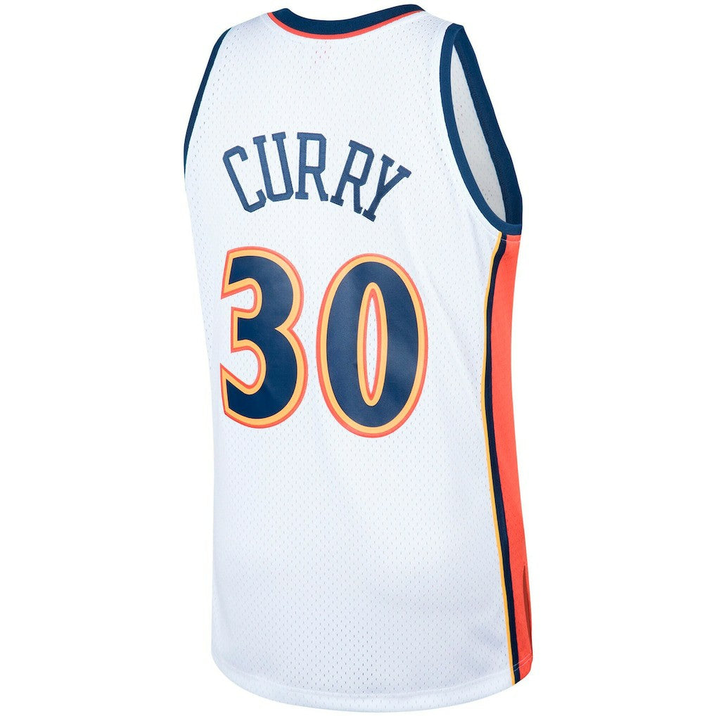 Stephen Curry Golden State Warriors Hardwood Classics Swingman Jersey for sale White | Mitchell & Ness for sale
