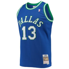 Steve Nash Dallas Mavericks 1998/99 Hardwood Classics Swingman Jersey for sale Blue | Mitchell & Ness