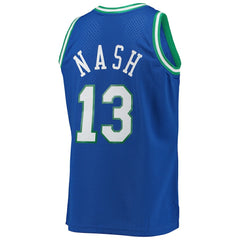 Steve Nash Dallas Mavericks 1998/99 Hardwood Classics Swingman Jersey for sale Blue | Mitchell & Ness