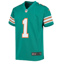 Nike Tua Tagovailoa Miami Dolphins Youth Game Jersey Aqua