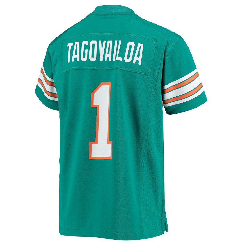 Nike Tua Tagovailoa Miami Dolphins Youth Game Jersey Aqua
