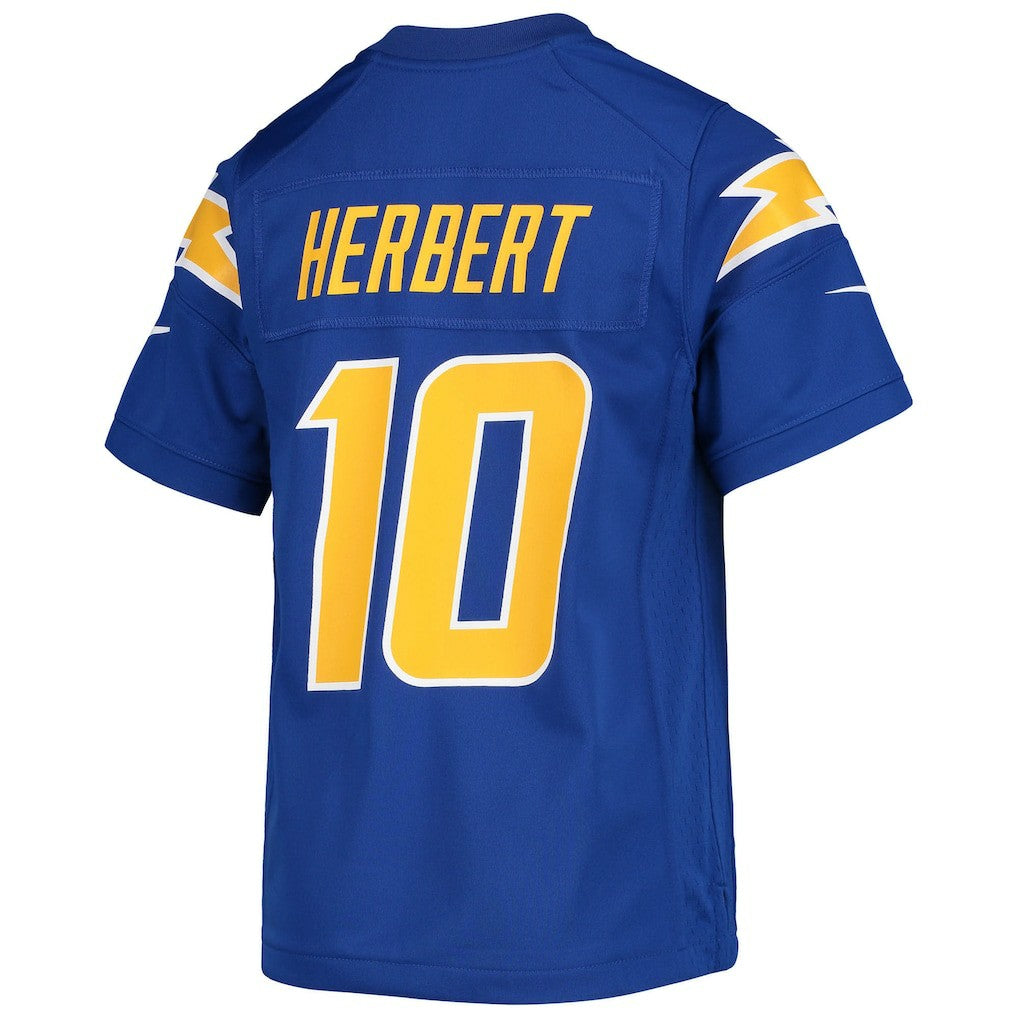 Nike Justin Herbert Los Angeles Chargers Youth Game Jersey Royal