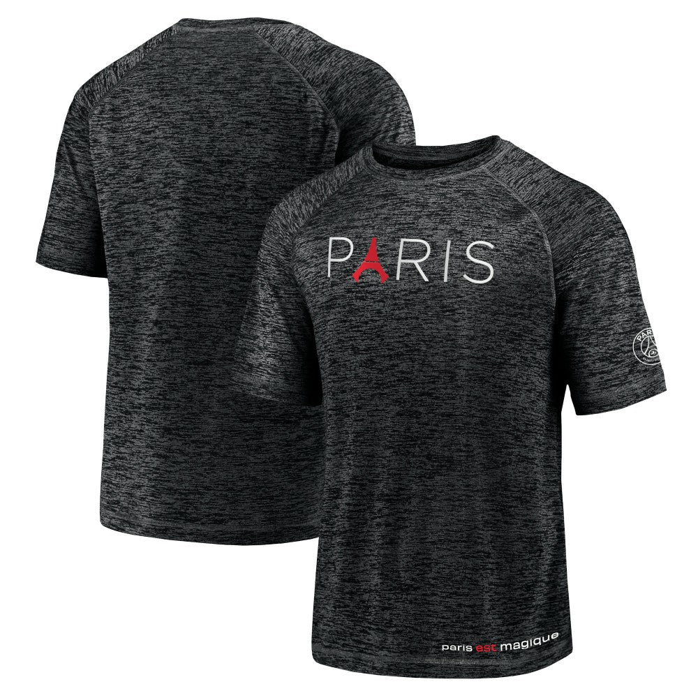 Paris Saint-Germain Tower Space-Dye Raglan T-Shirt Black - Fanatics outlet