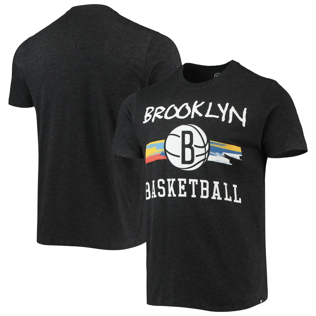 Brooklyn Nets '47 City Edition Club T-Shirt Black | 47 brand Lifestyle