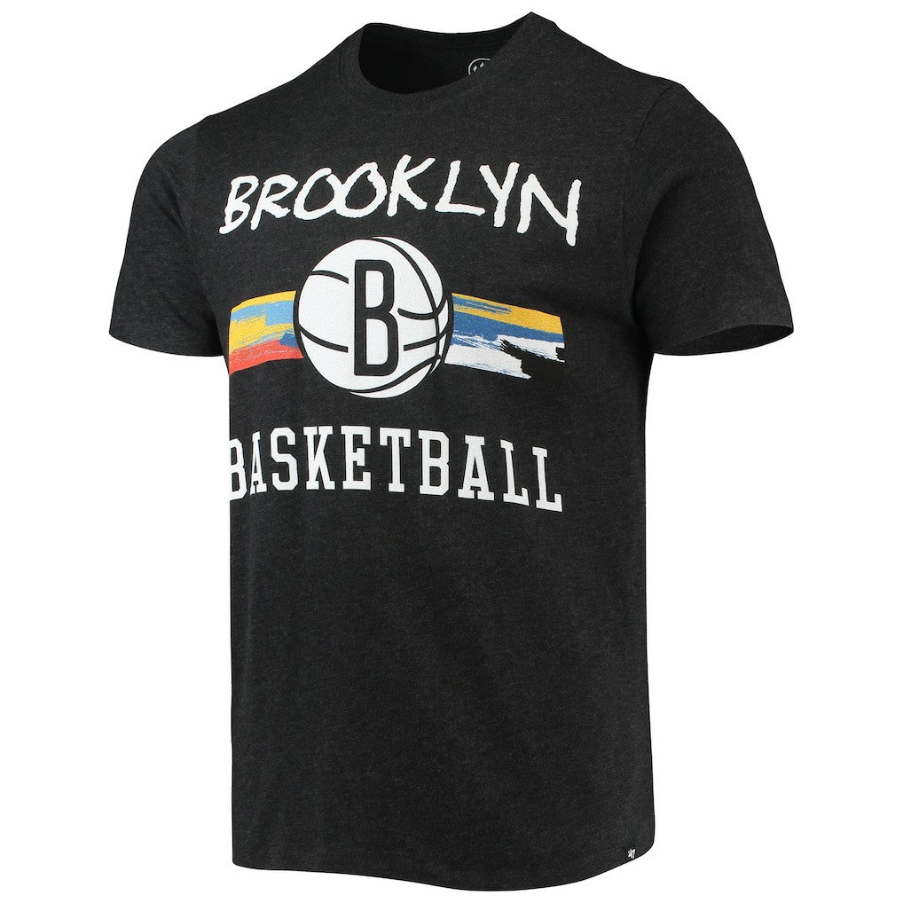 Brooklyn Nets '47 City Edition Club T-Shirt Black | 47 brand Lifestyle