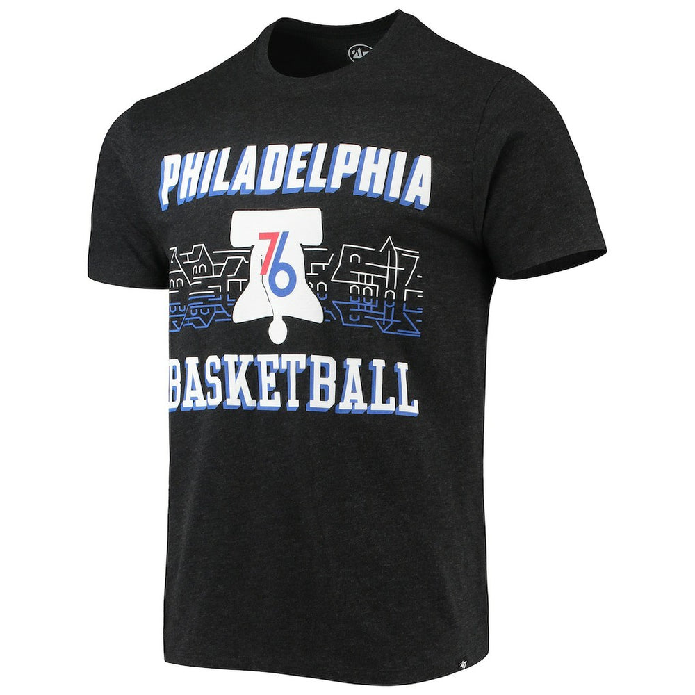 Philadelphia 76ers '47 City Edition Club T-Shirt Black | 47 brand online