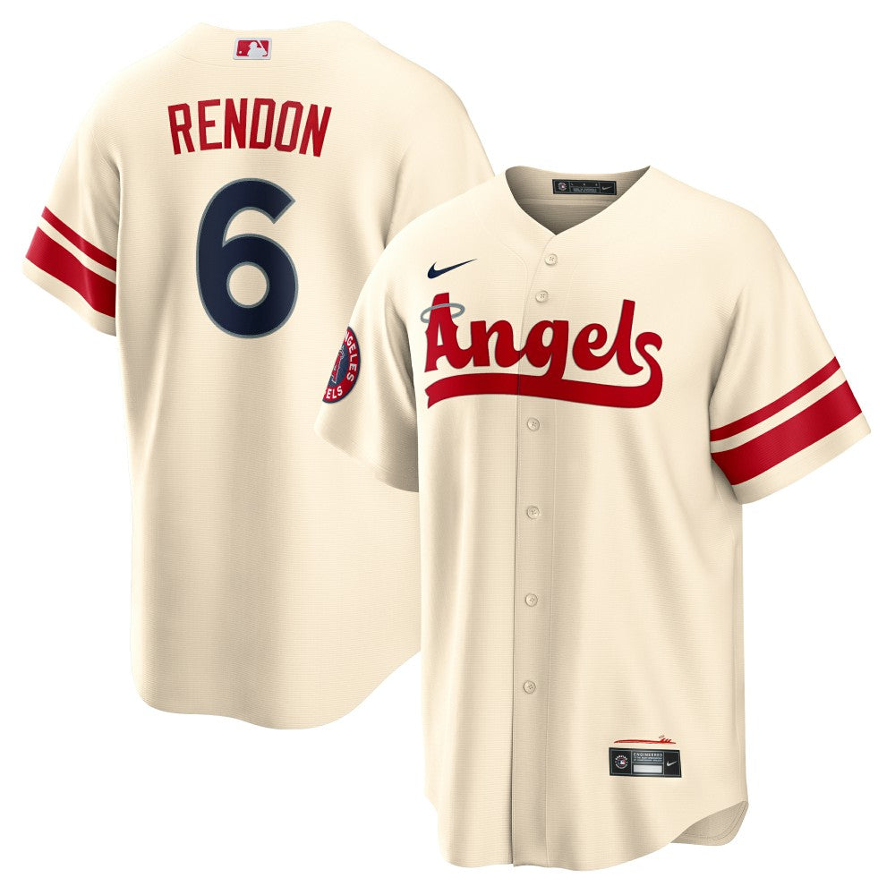 Anthony Rendon Los Angeles Angels Nike City Connect Replica Player Jersey - Cream - Nike Discount