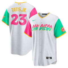 Fernando Tatis Jr. San Diego Padres Nike City Connect Replica Player Jersey - White - Nike on Sale