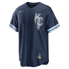 Salvador Perez Kansas City Royals Nike City Connect Replica Player Jersey - Navy - Nike on Sale