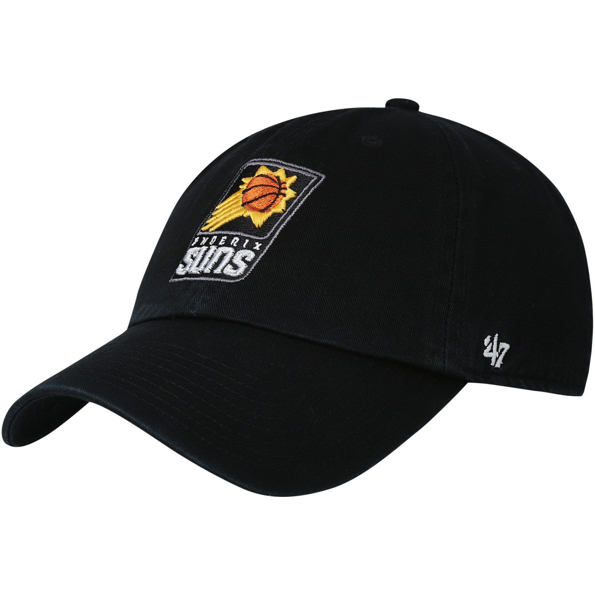 Phoenix Suns '47 Core Logo Clean Up Adjustable Hat Black | 47 brand Lifestyle