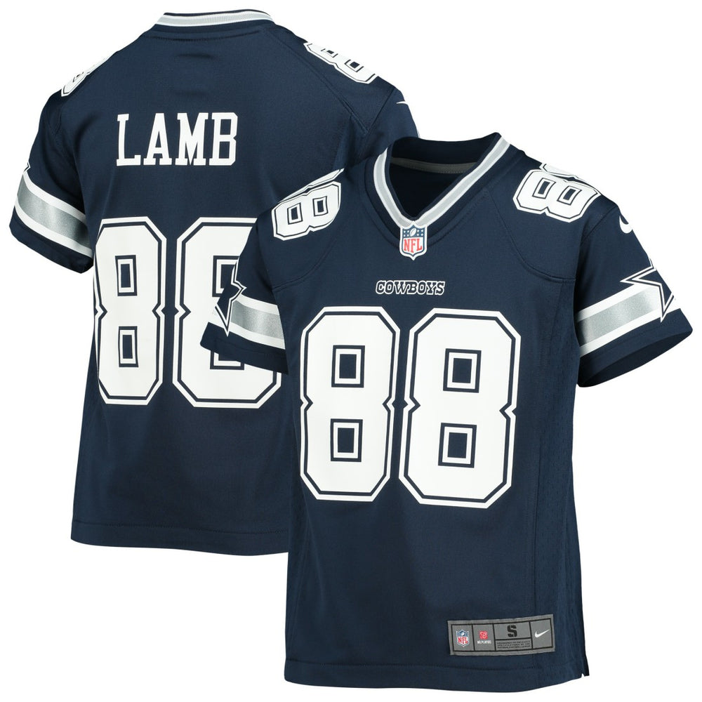 Nike CeeDee Lamb Dallas Cowboys Youth Player Game Jersey Navy