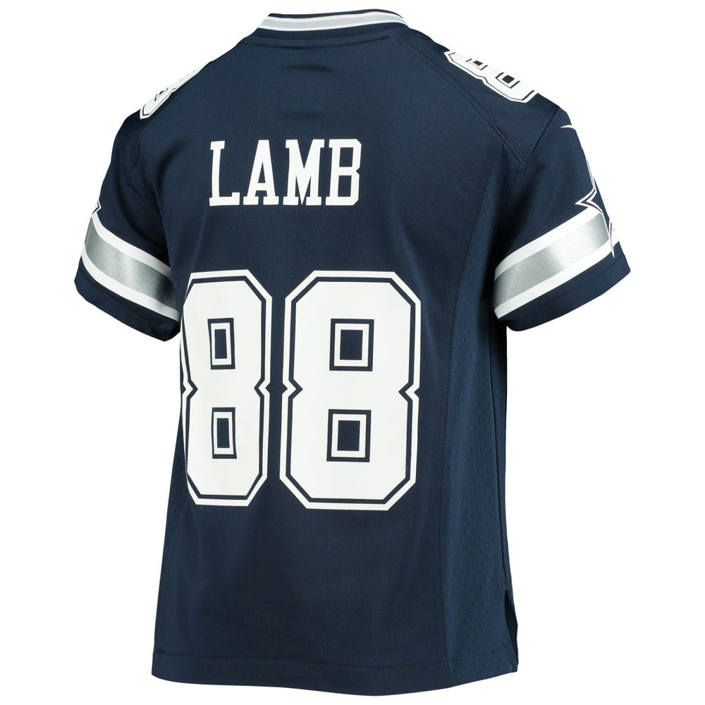 Nike CeeDee Lamb Dallas Cowboys Youth Player Game Jersey Navy