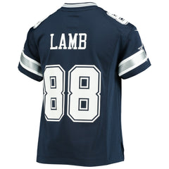 Nike CeeDee Lamb Dallas Cowboys Youth Player Game Jersey Navy