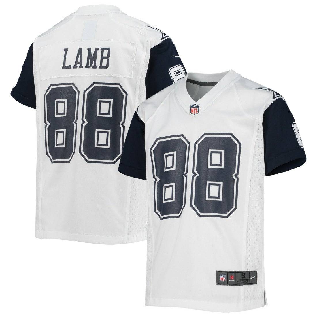 Nike CeeDee Lamb Dallas Cowboys Youth Alternate Game Jersey White