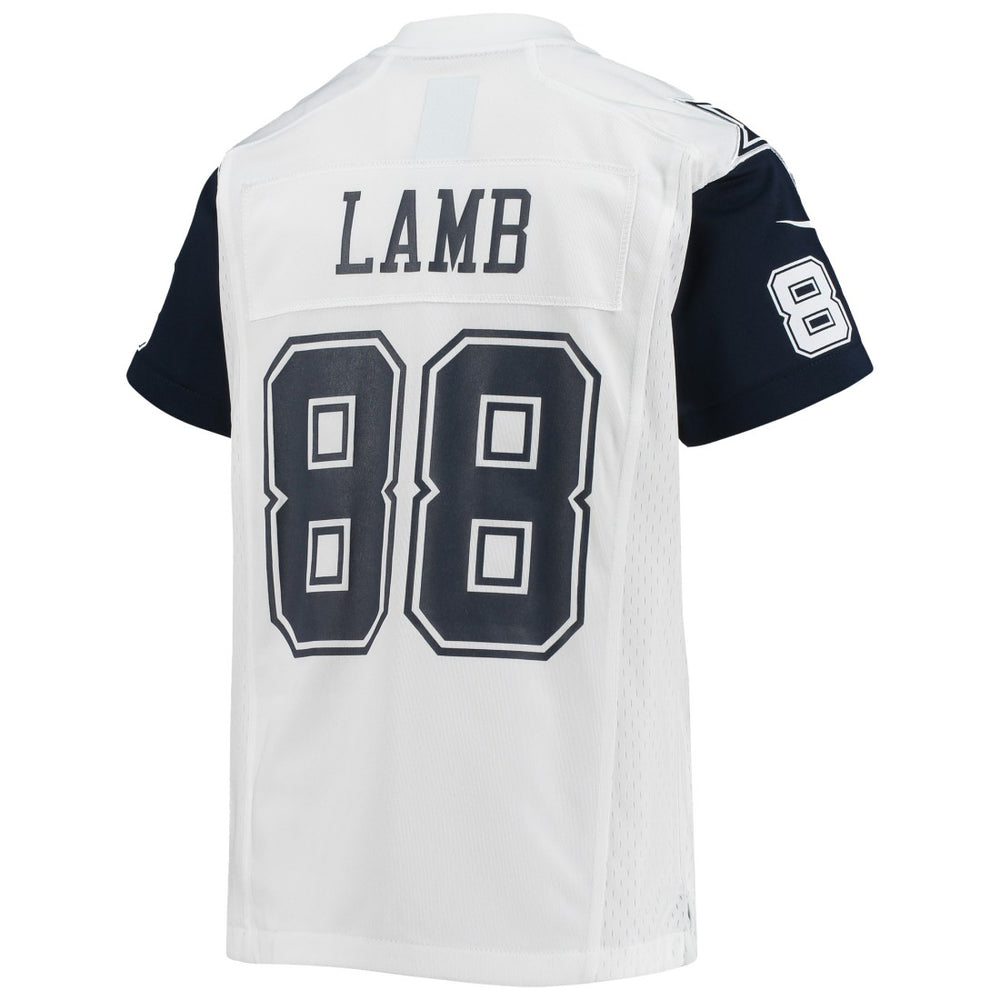 Nike CeeDee Lamb Dallas Cowboys Youth Alternate Game Jersey White