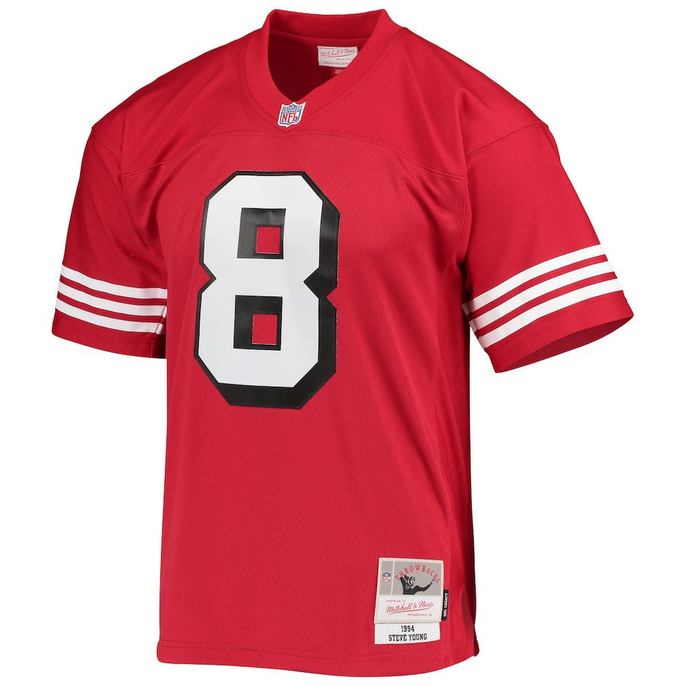 Mitchell & Ness Steve Young San Francisco 49ers Legacy Replica Jersey Scarlet