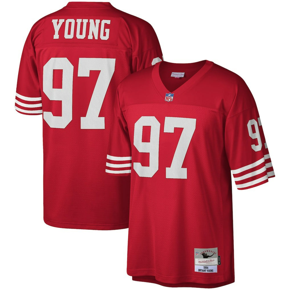 Mitchell & Ness Bryant Young San Francisco 49ers Legacy Replica Jersey Scarlet