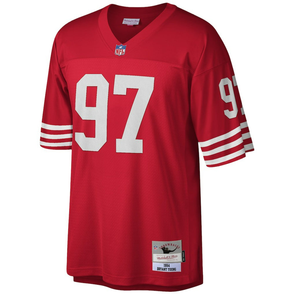 Mitchell & Ness Bryant Young San Francisco 49ers Legacy Replica Jersey Scarlet