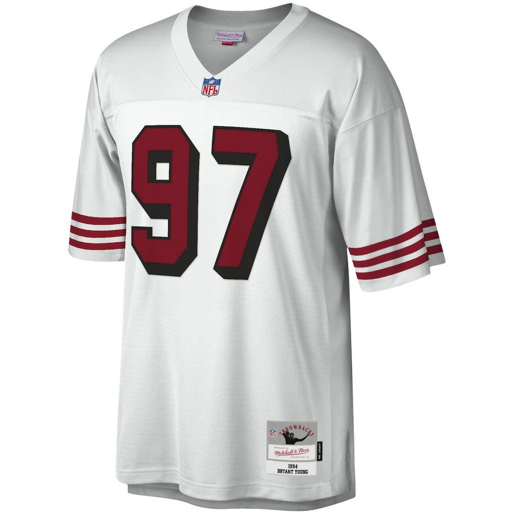 Mitchell & Ness Bryant Young San Francisco 49ers Legacy Replica Jersey White