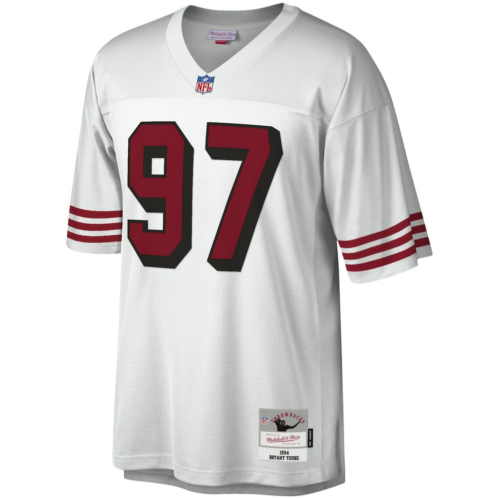 Mitchell & Ness Bryant Young San Francisco 49ers Legacy Replica Jersey White
