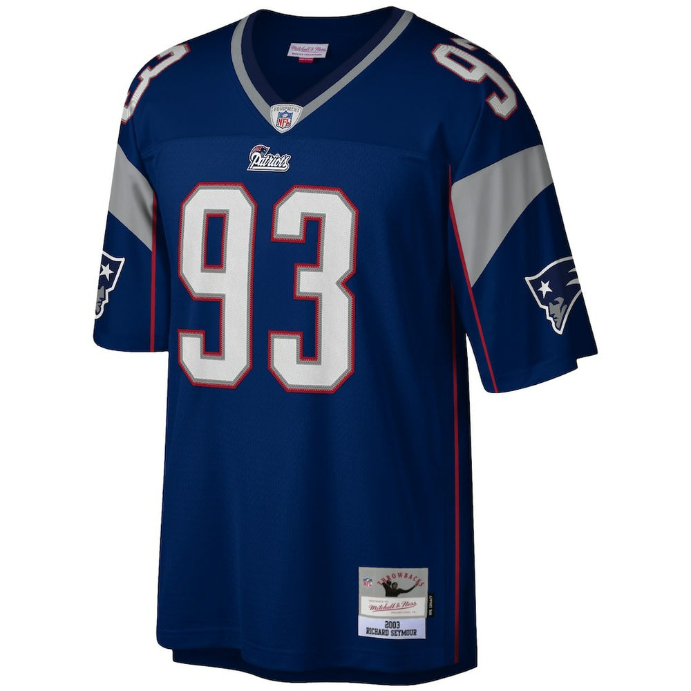 Mitchell & Ness Richard Seymour New England Patriots Legacy Replica Jersey Navy