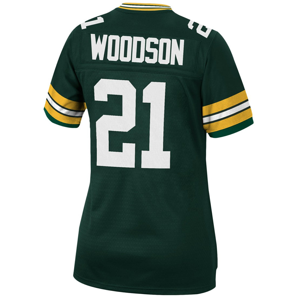 Mitchell & Ness Charles Woodson Green Bay Packers Women's 2010 Legacy Replica Player Jersey Green