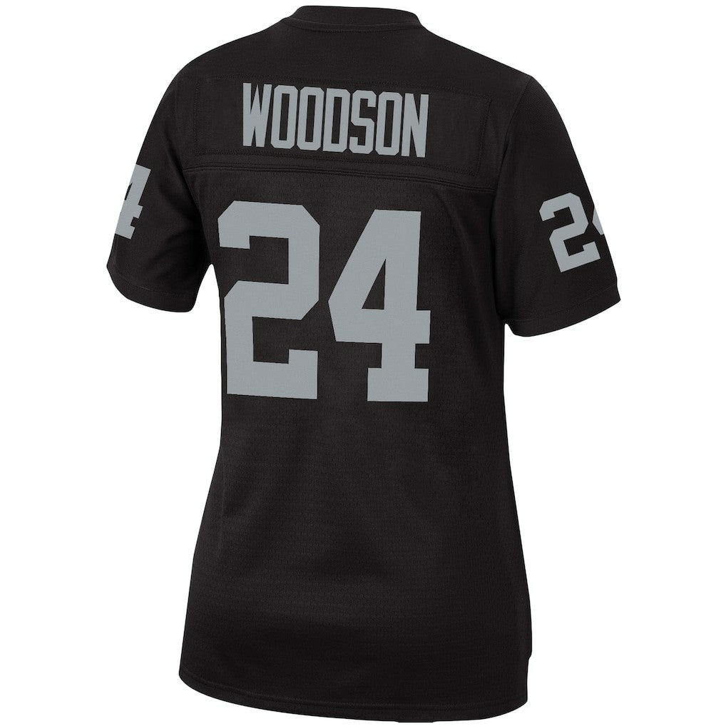 Mitchell & Ness Charles Woodson Las Vegas Raiders Women's Legacy Replica Team Jersey Black