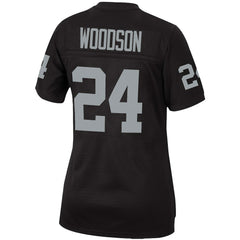 Mitchell & Ness Charles Woodson Las Vegas Raiders Women's Legacy Replica Team Jersey Black