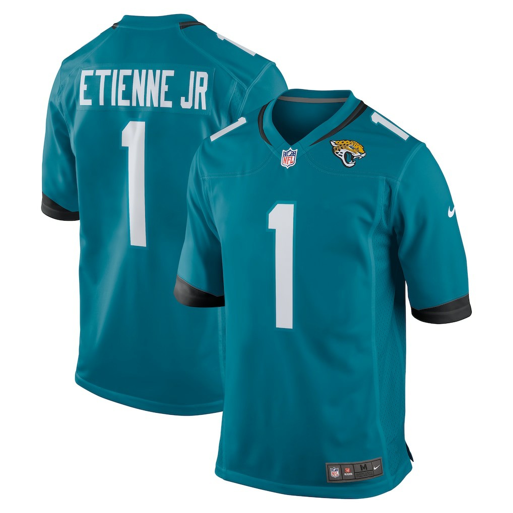 Nike Travis Etienne Jacksonville Jaguars Game Jersey Teal
