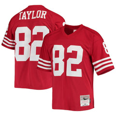 Mitchell & Ness John Taylor San Francisco 49ers Legacy Replica Jersey Scarlet