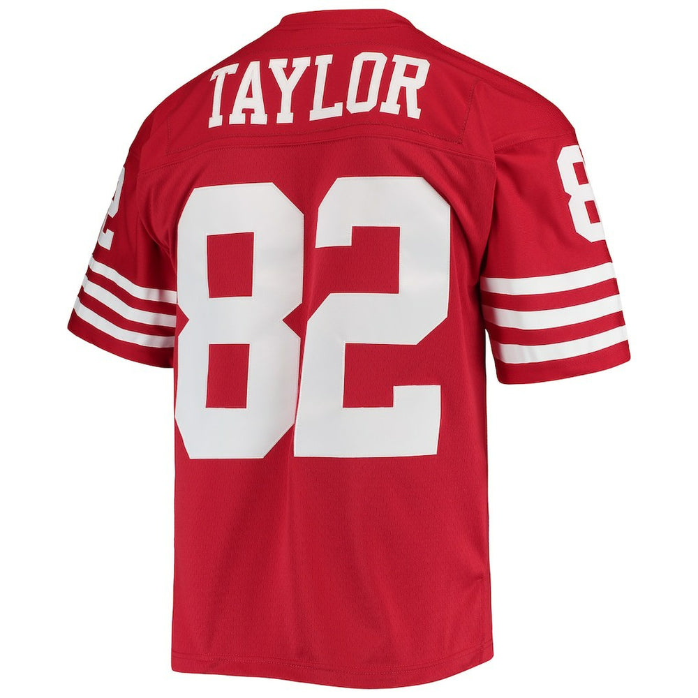 Mitchell & Ness John Taylor San Francisco 49ers Legacy Replica Jersey Scarlet