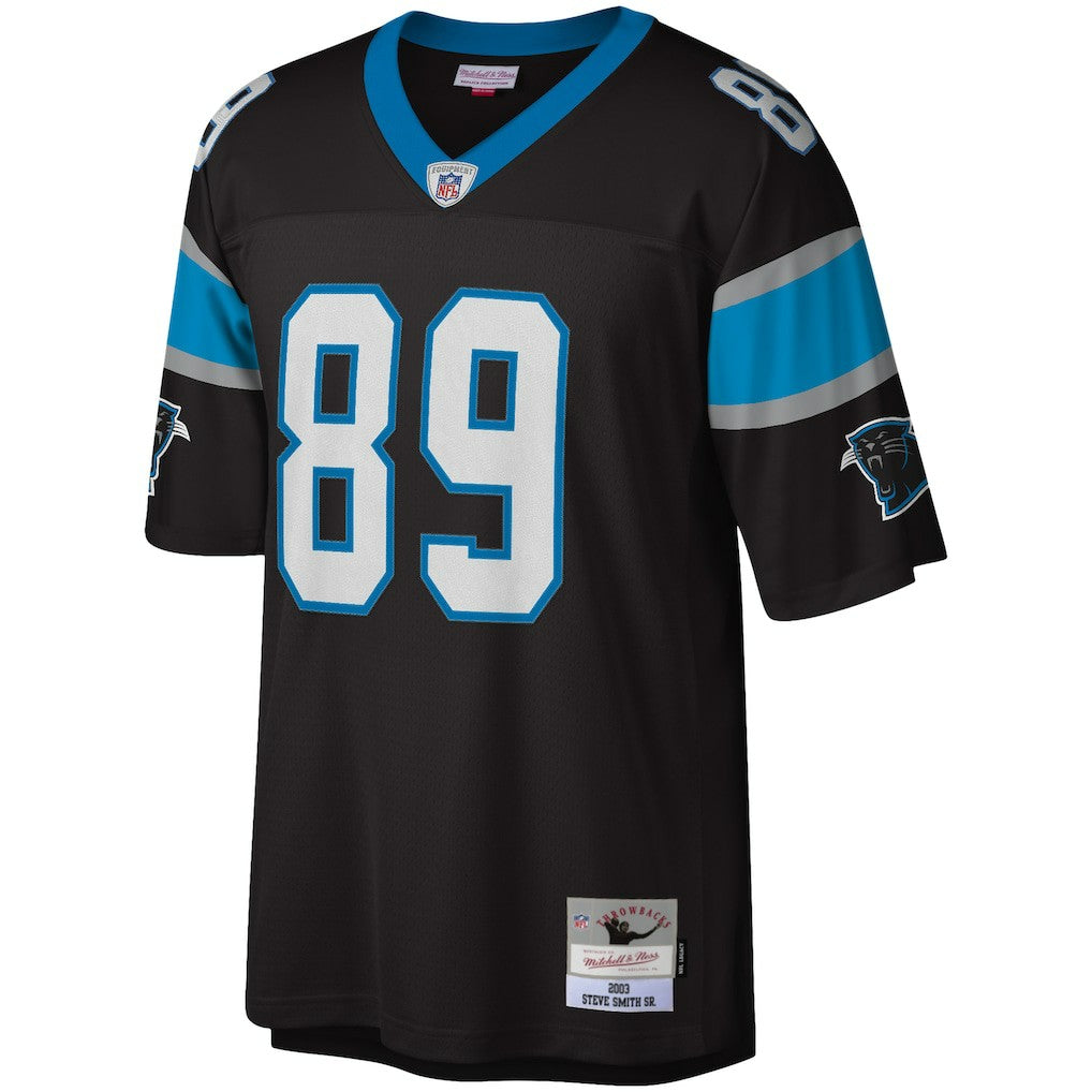 Mitchell & Ness Steve Smith Carolina Panthers Legacy Replica Jersey Black