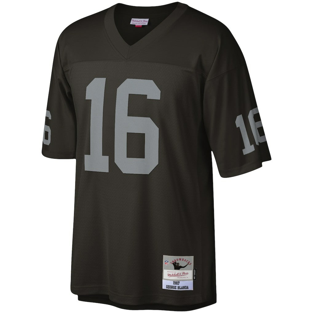 Mitchell & Ness George Blanda Las Vegas Raiders Legacy Replica Jersey Black