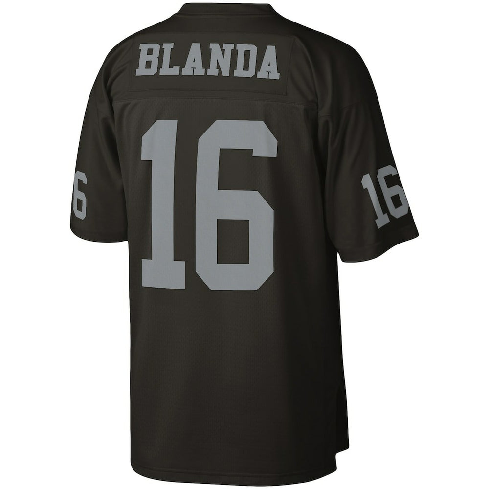 Mitchell & Ness George Blanda Las Vegas Raiders Legacy Replica Jersey Black