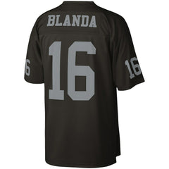 Mitchell & Ness George Blanda Las Vegas Raiders Legacy Replica Jersey Black