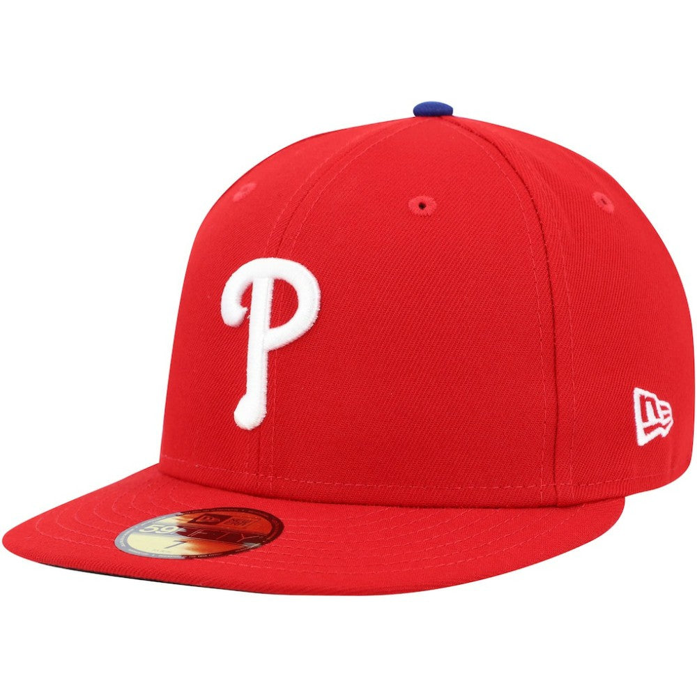 Philadelphia Phillies New Era 9/11 Memorial Side Patch 59FIFTY Fitted Hat - Red - New Era on Sale