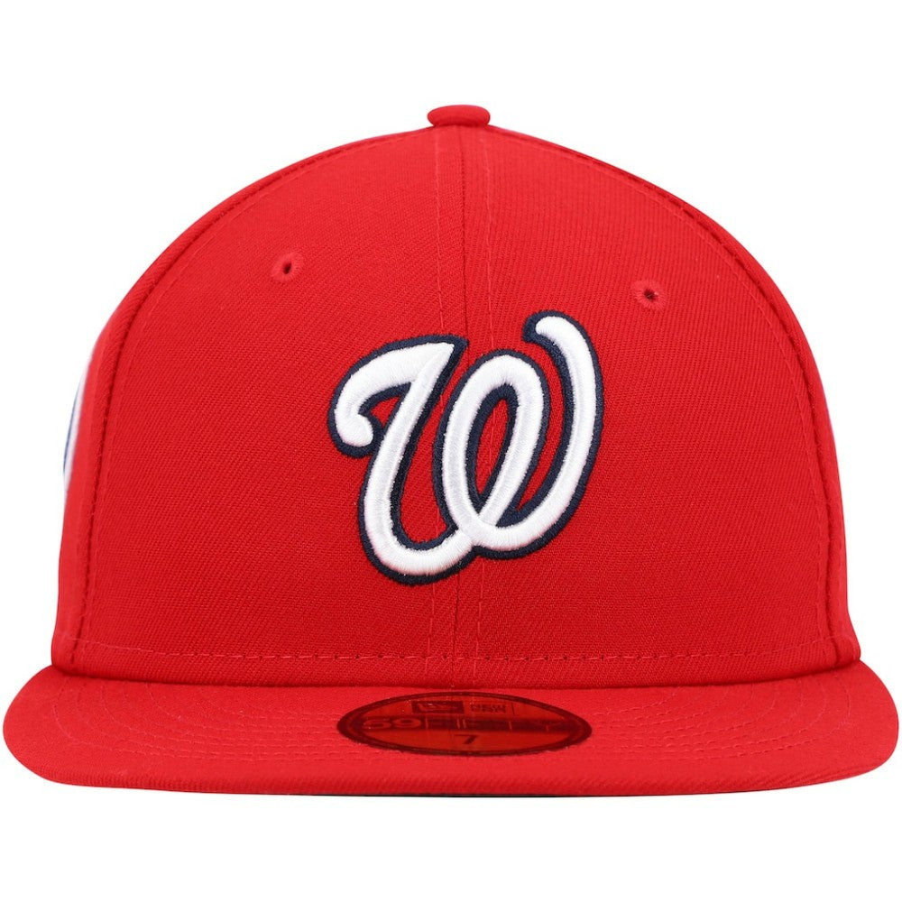 Washington Nationals New Era 9/11 Memorial Side Patch 59FIFTY Fitted Hat - Red - New Era Online