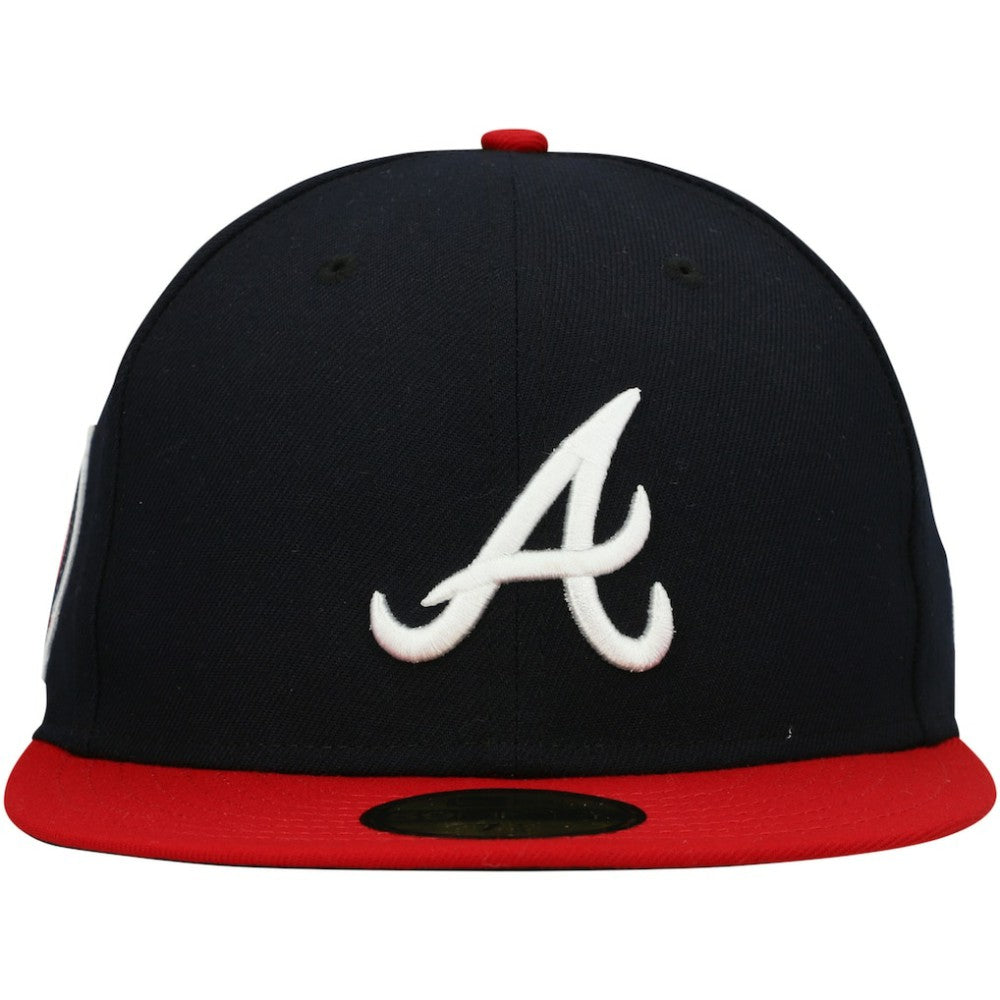 Atlanta Braves New Era 9/11 Memorial Side Patch 59FIFTY Fitted Hat - Navy - New Era Discount