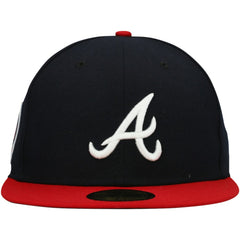 Atlanta Braves New Era 9/11 Memorial Side Patch 59FIFTY Fitted Hat - Navy - New Era Discount