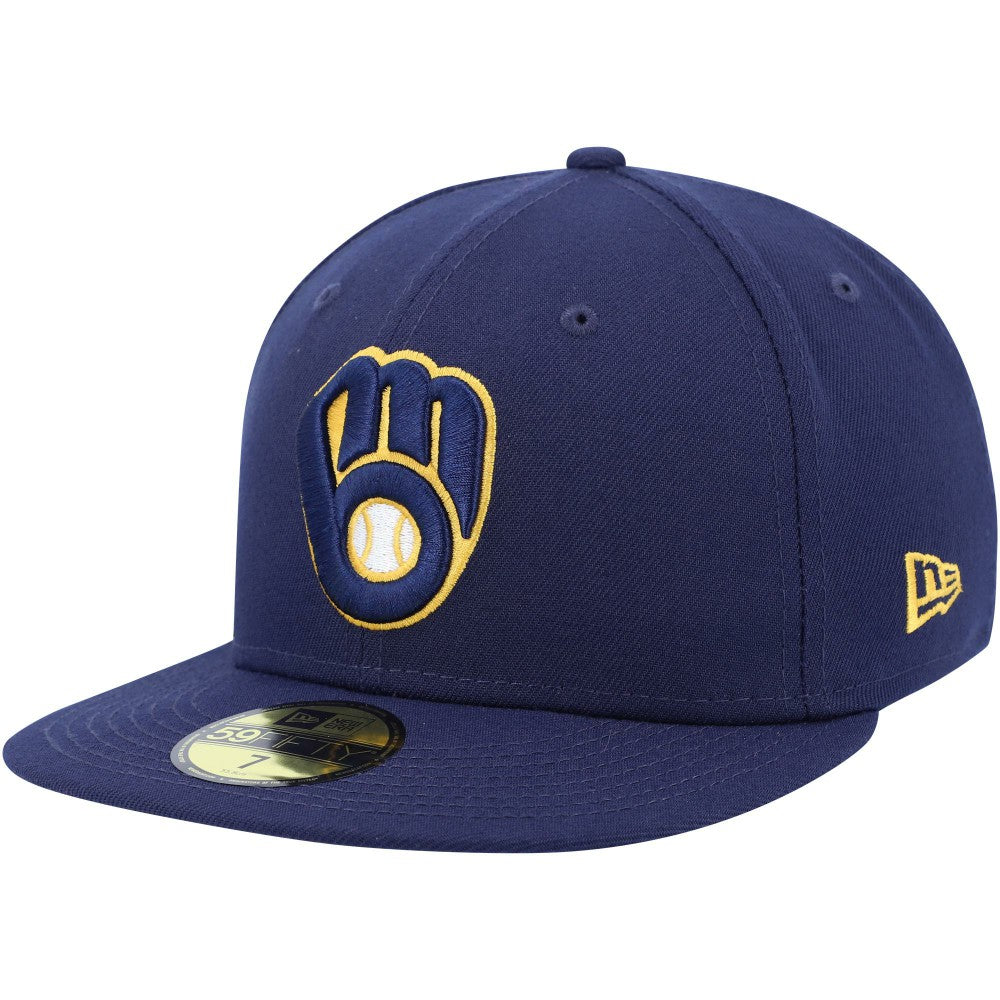 Milwaukee Brewers New Era 9/11 Memorial Side Patch 59FIFTY Fitted Hat - Navy - New Era Online