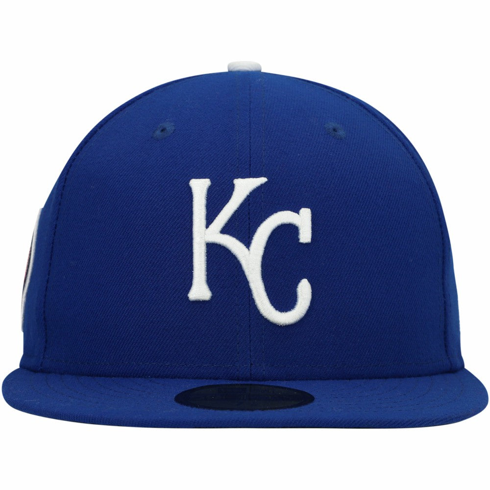 Kansas City Royals New Era 9/11 Memorial Side Patch 59FIFTY Fitted Hat - Royal - New Era Discount